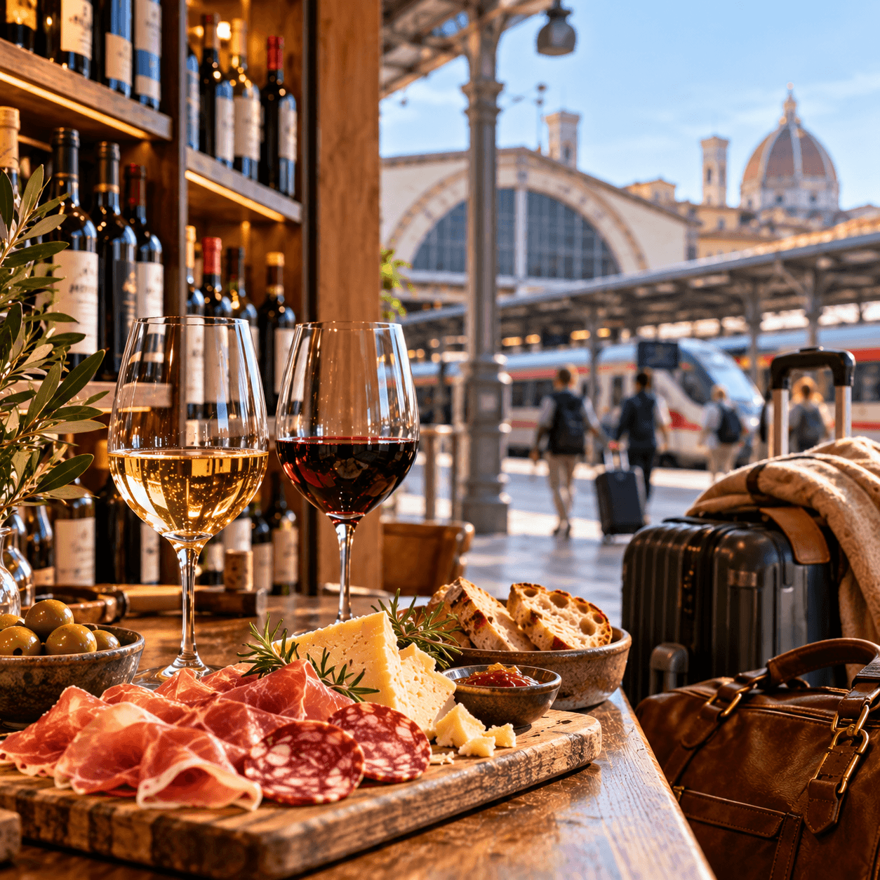 wine near the train station